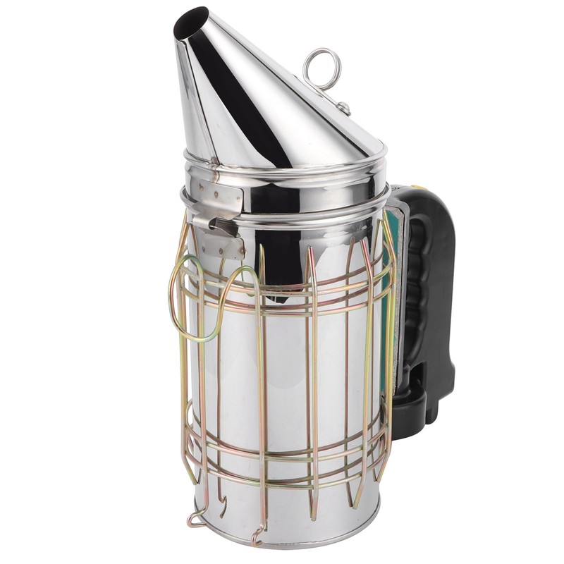 Electric Beehive Smoker 5V Stainless Steel with Heat Shield Handle
