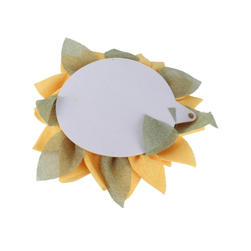 Artificial Sunflower Wreath Wall Hanging Sunflowers Ornament for Farmhouse Door