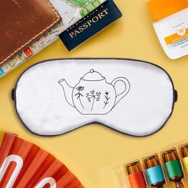 'Floral Teapot' Sleep/Travel Eye Mask (EY00006401)