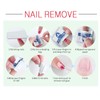 Nail Art Curing Lamp Base Top Coat Prevent Stick Water