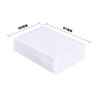 Zoopin Double Matte Card Sleeves,White, 320pcs -Pack