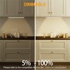 Ansen 4Packs of Under Cabinet Lighting Hardwired, 12in 10W Dimmable