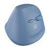 Digio2 Z4518 Mini Ergonomic Bluetooth Mouse, Quiet, 5 Buttons, BlueLED,