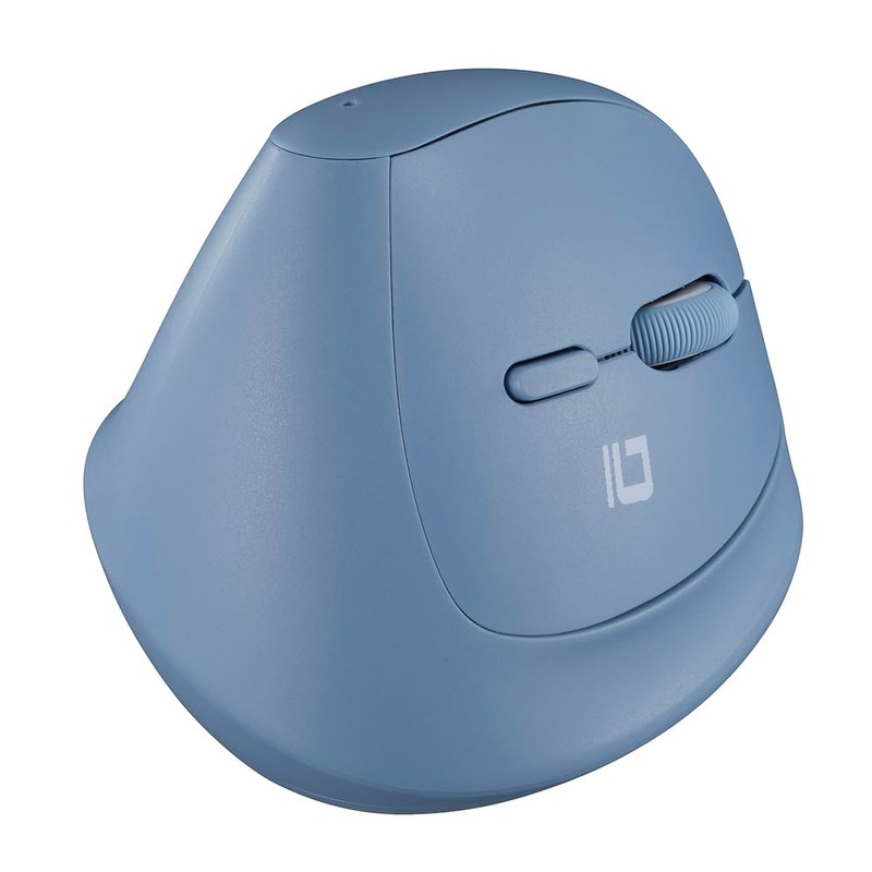 Digio2 Z4518 Mini Ergonomic Bluetooth Mouse, Quiet, 5 Buttons, BlueLED,