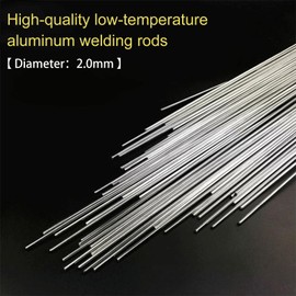 55pcs Aluminum Brazing Rods, Aluminum Welding Rods, 0.08''x13'' Low Temperature Easy Melt soldadura de aluminio, Low Temperature Universal Welding Rod No Flux Required