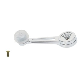 OCPTY Door Handles Window Crank Handles Replacement fit for Ford Pickup Truck Bronco Door Handles Chrome/Black(4pcs)