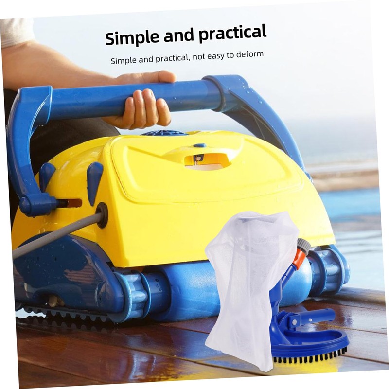 BESPORTBLE Pool Cleaning Nozzle Pool Vacuum Brush with Handle Pump