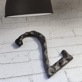 BetLight Cast Iron House Numbers-5 Inch Rustic Address Number- Solid & Heavy Duty/Easy Install with Matching Screws-Number 2