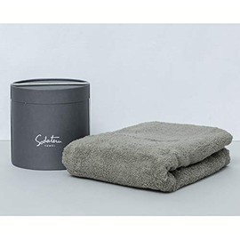 VANILLA Growing Towel, Feel, Bath Towel, 100% Cotton, 23.6 x 47.2 inches (60 x 120 cm), Tubular Box, Homma Big TV (Mos)