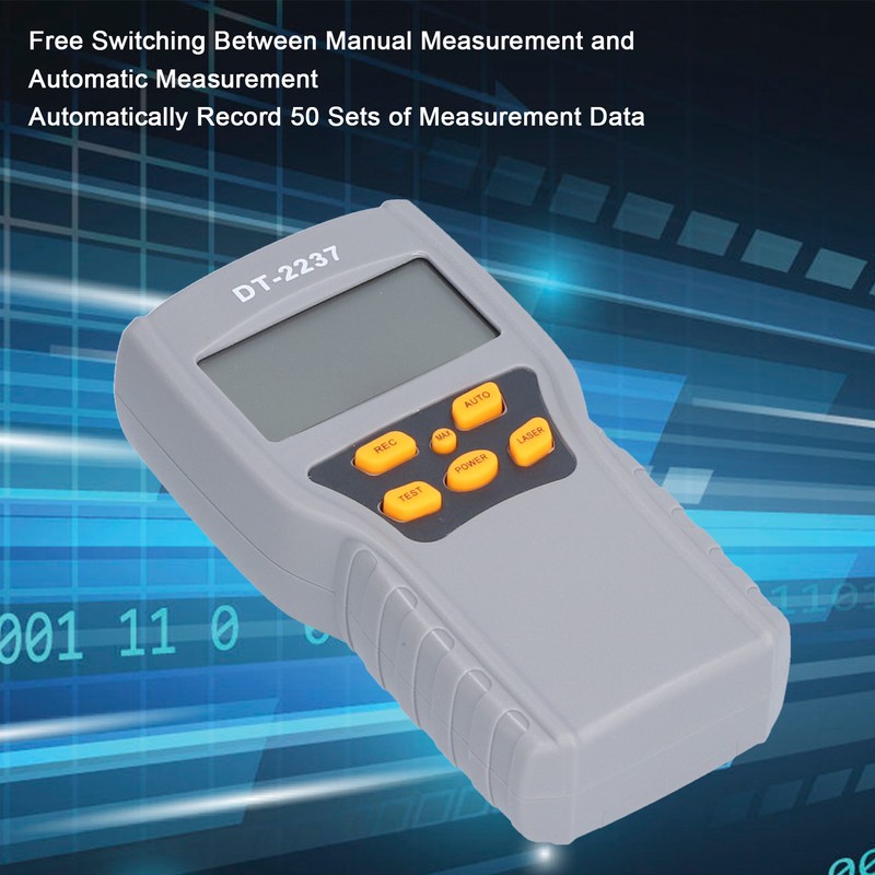 Tachometer 5 Bits LCD Display 2.5rpm~99999rpm Non Contact Digital Laser