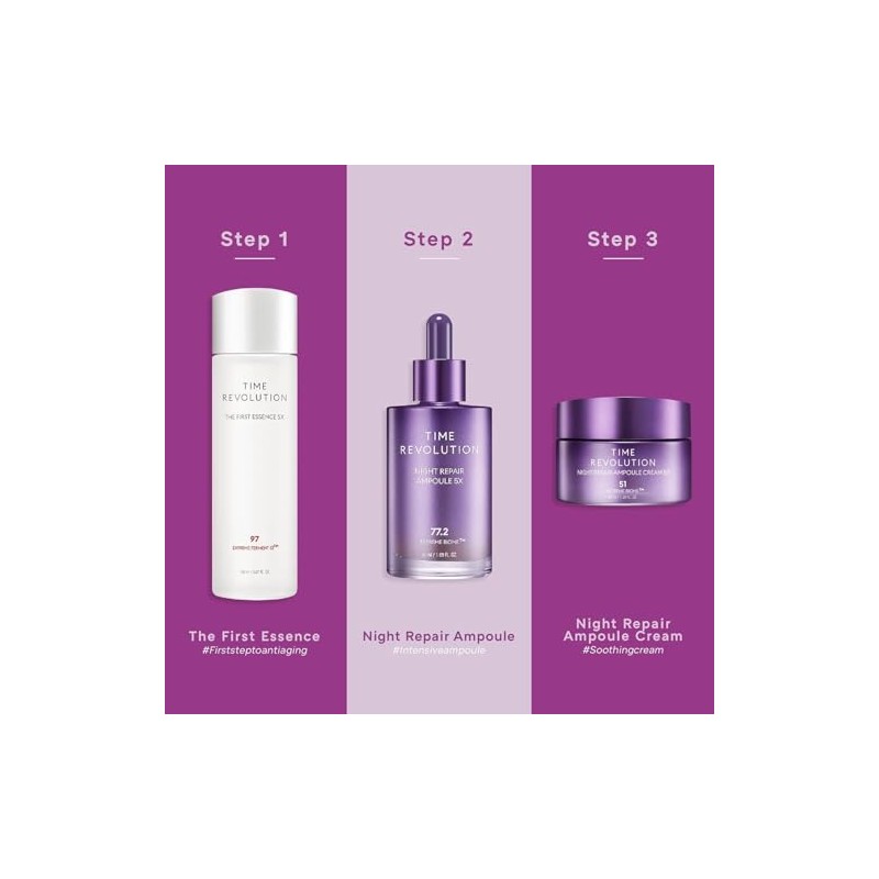 Missha Time Revolution Night Repair Ampoule Cream 5x 50ml