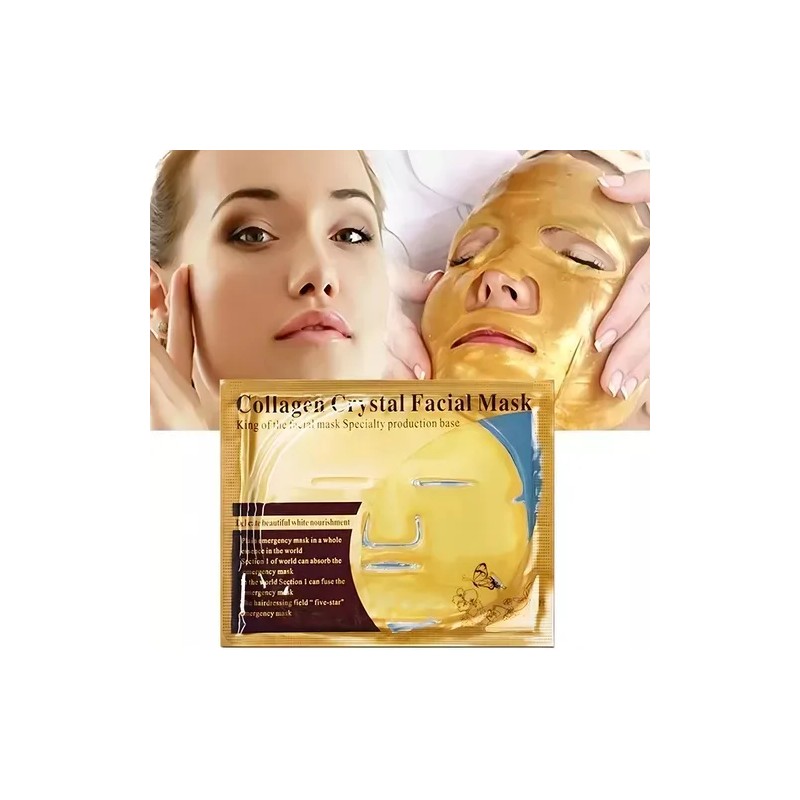Mascarilla Oro Colageno Revitalizante Anti Edad 10 Pzs