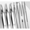 스테인레스 8종 피지압출기 블랙헤드 피지핀셋 피지제거기 흡입기 Stainless Steel 8-Item