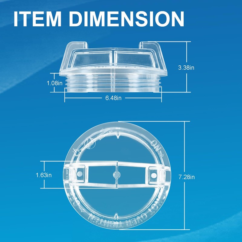 Replacement C3-185P Pool Pump Lid Trap Cover Fit for Sta-Rite