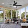 Edvivi 52 in. LED Ceiling Fan with Lights and Remote