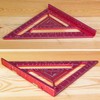 DEEDRR 7.5" Magnetic Rafter Square with Jig Block - Multi-Angle
