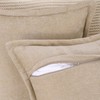 Madizz Set of 2 Fringe Chenille Simple Decorative Cushion Covers,
