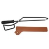 Fireplace Tongs Fire Pit Charcoal Clip Stainless Steel Grill Tongs