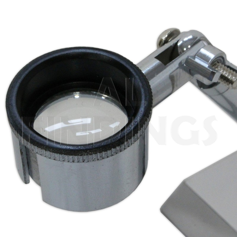 loupe magnifying eyeglass swivel adjustable head heavy base watchmakers tool