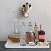 Creative Co-Op 20-Ounce Etched Glass Decanter with Giraffes and Glass