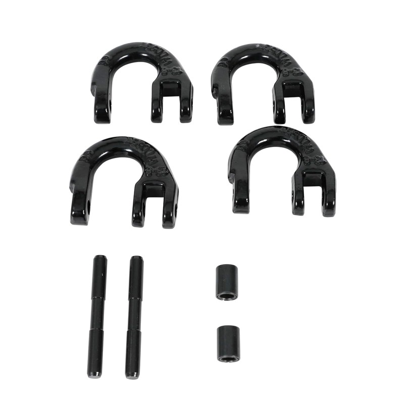 BACLAUGH 2pc 1/2 inch Coupling Link Tow Hitch Safety Chain