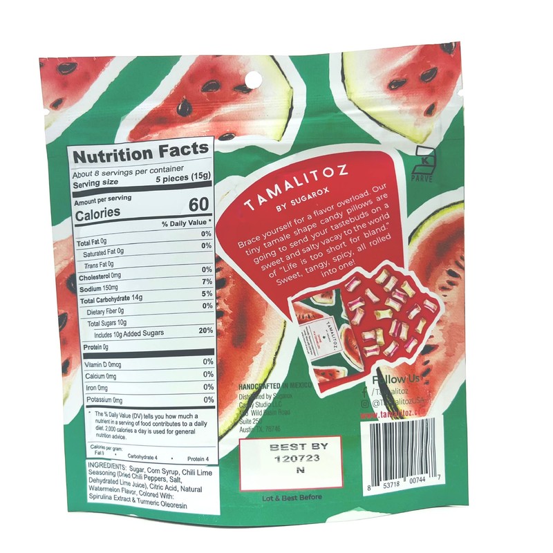 Tamalitoz by Sugarox - Divine Watermelon / 8 Pack