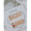 Nude Gold [Handmade Nail Tips] Emily Nail - Short Coffin