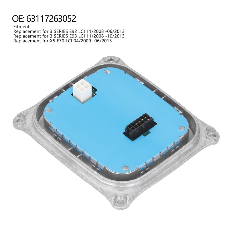 Headlight LED DRL Module Ballast 63117263052 Replacement for 3 SERIES