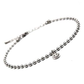 ZENONSONG Surgical Stainless Steel Silver Color Chain Anklet, Silver