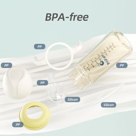 Piifur Sippy Cups for Toddlers 1-3 No Spill Straw with Handle Water Bottle 2 Pack 10 Ounce