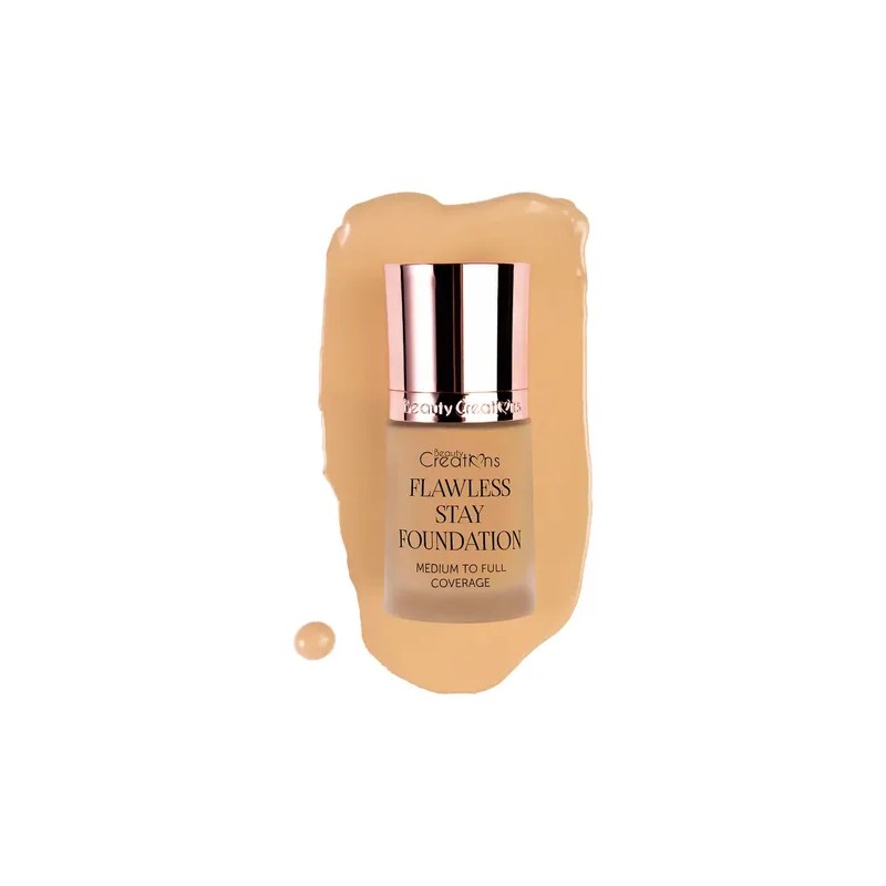 Flawless Stay Base Maquillaje Liquido Beauty Creations Tono FS7.0