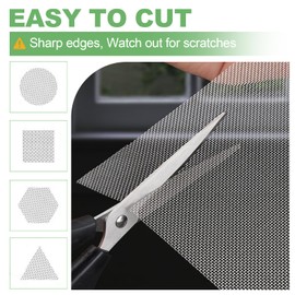 4 pcs A4 Wire Mesh - 304 Stainless Steel 1mm Mesh, Pest Proofing for Vents, Windows, Doors, Filters, Kitchen, Garden (300 x 210 mm)