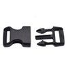 HONGCI 30PCS Side Release Plastic Mini Buckles 15mm(5/8") Inch Black-Great