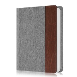 Fintie Photo Album 4x6 - 112 Photos, Premium Vegan Leather Cover with Snap Closure, Portable Wallet Photo Albums, Denim Grey