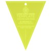 Acrylic Quilting Template Ruler, Wedge | For Use with 10”