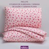 Blancos Azteca Ultra Suaves Premium Juego de sábanas Doble Candy