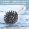 Patelai 24 Pack Kitchen Scrub Dish Brush with Long Handle