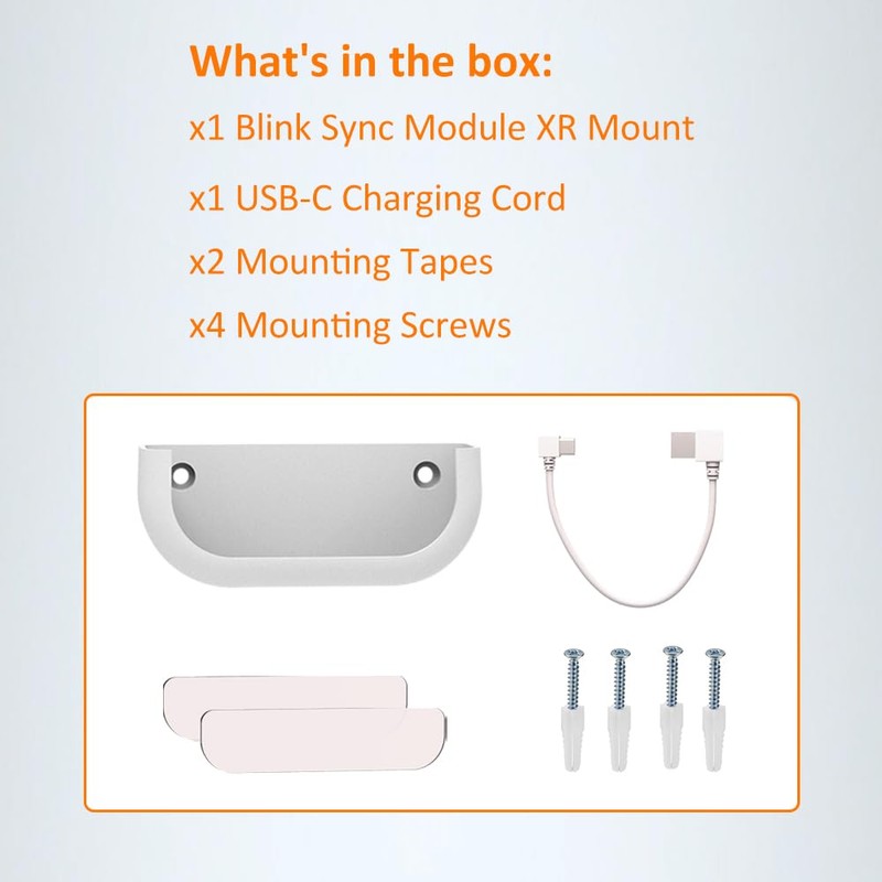 AutoSonic All-new Blink Sync Module XR Wall Mount | Space-Saving