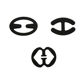 3-Piece Bra Clips for Bra Straps Back Straps Clips Magic Clip Bra Straps Non-Slip Bra Straps Holder Bra Accessories, black