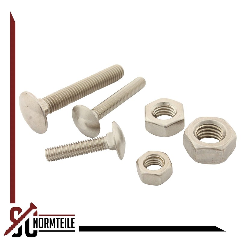 M6 x 35 mm Full Thread DIN 603 / DIN