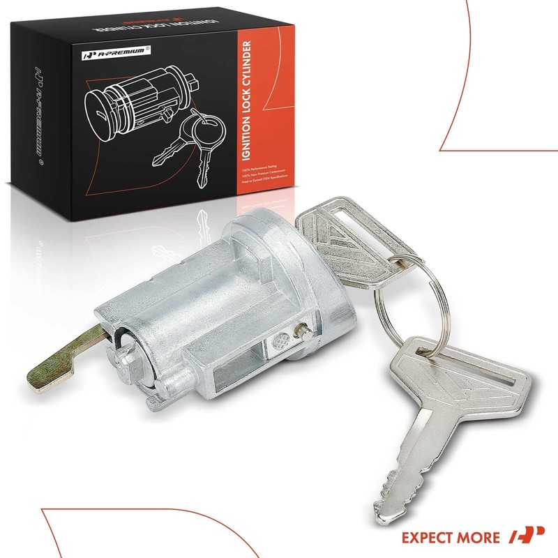 A-Premium Ignition Lock Cylinder with 2 keys Compatible with Toyota