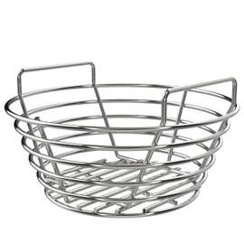 EasiBBQ 10-inch Charcoal Ash Basket for Small Big Green Egg, Kamado Joe Classic and Other Similar Grills, Heavy Duty Stainless Steel.