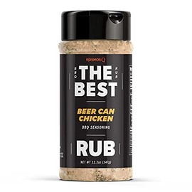 Kosmos Q The Best Beer Can Chicken Rub - BBQ Meat Dry Rub & Beer Can Chicken Seasoning - Use on Baked Chicken, Dumplings, Enchiladas & More (12.2 oz)
