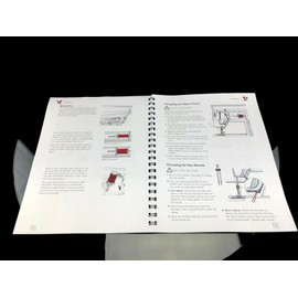 Husqvarna Viking Scandinavia 100 Sewing Machine User's Guide COLOR Comb Bound Reprint Copy