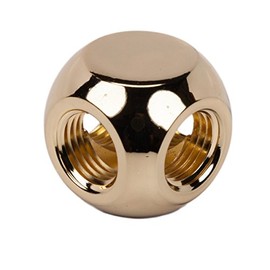 Barrow G1/4" 4-way Ball Fitting, Gold