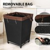 44 Gallons Laundry Basket with Wheels,Rolling Laundry Hamper，170L Extra Large