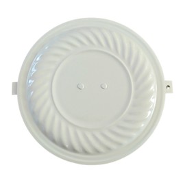 ActyGo Metal White Almond Color Fireplace Stove Pipe Flue Hole Cover（Upgraded Version） 4248696 3F-72 Adjustable Flue Hole Cover 9 5/8" Diameter HOLES4 to 10" Hole Chimney Caps Flue Plug