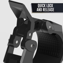 Dumbbell Clips (Pack of 2) for CrossFit & Weightlifting - Clamps for Any 2 Inch Olympic Bar - Nordic Lifting