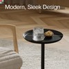 Round Metal Drink Table - Pedestal Drink Table - Modern