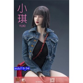 Unbranded US I8Toys 1/6 I8-H003A Beauty Girl Yuki Movable Eye Head Sculpt Fit 12'' Figure